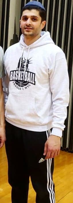 Coach Shalom, a BBL NYC coach, at the gym