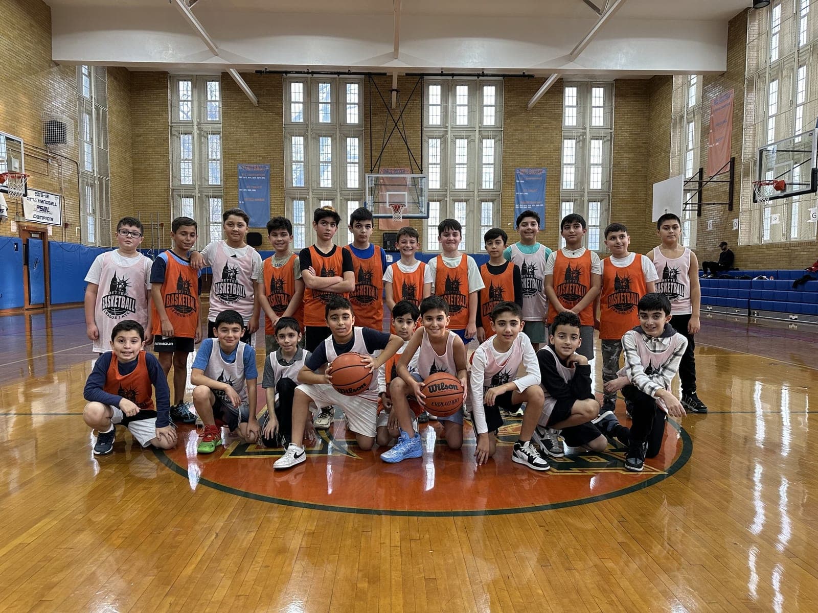 Better Basketball League NYC players during a Sunday session in Flushing, Queens